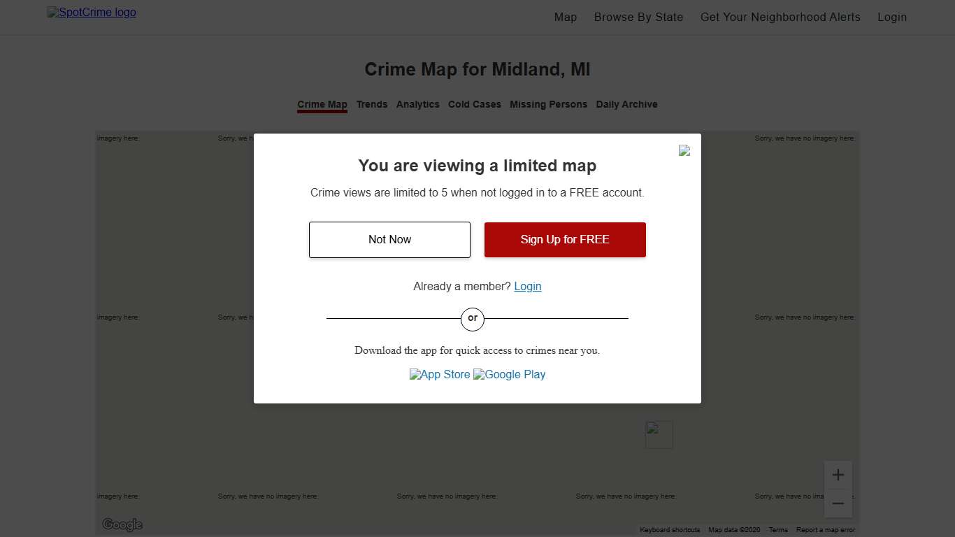 Crime in Midland - Midland, MI Crime Map | SpotCrime